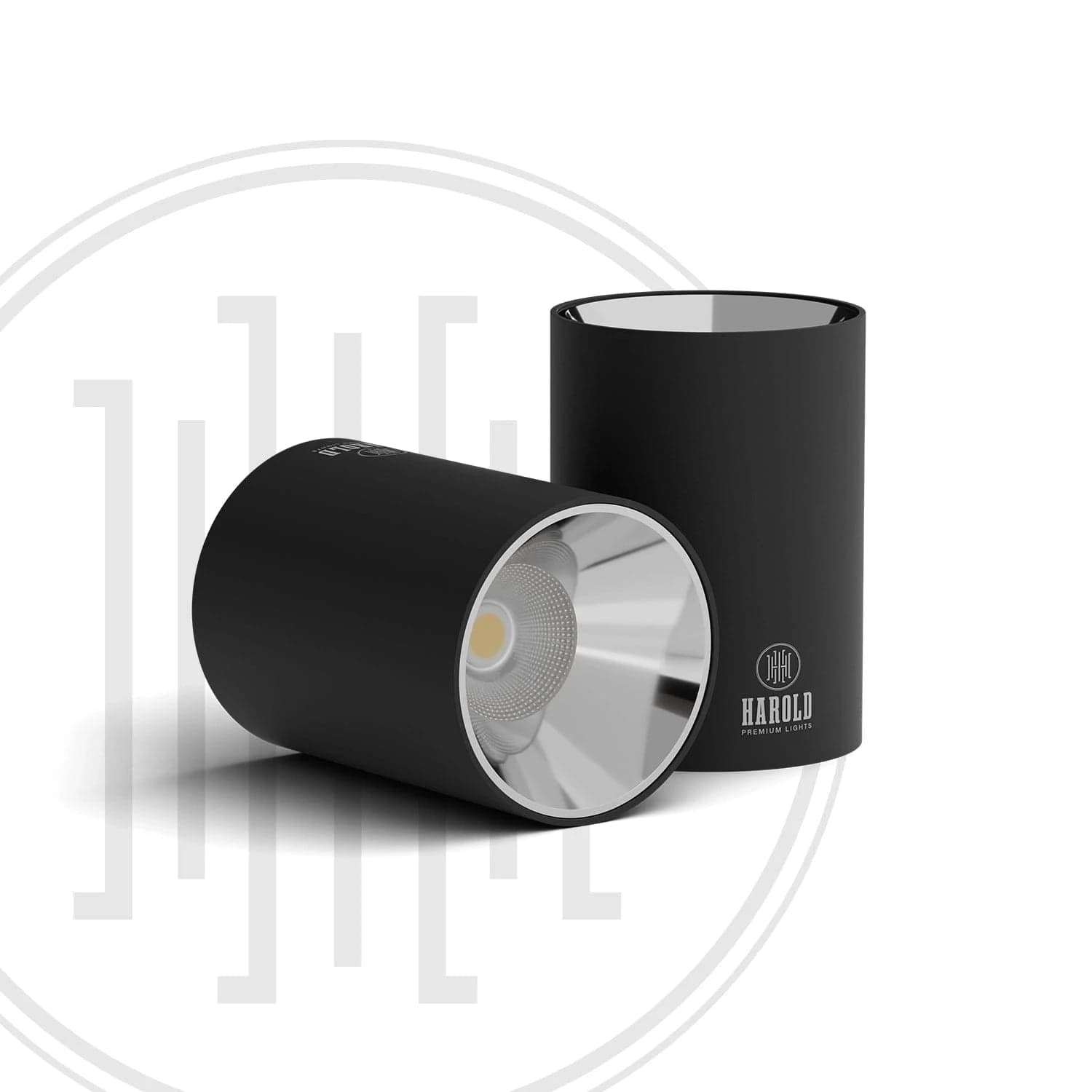 Cylindrical Surface Mounted Antiglare LED COB Spot Downlight