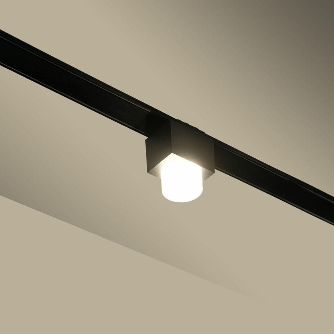 Minimalist Frosted Glass Magnetic Track Light